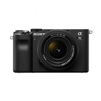 Sony Alpha 7C Mirrorless Camera, Black with 28-60mm Lens
