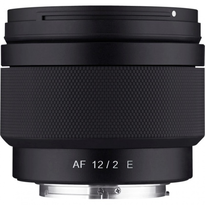 Samyang AF 12mm f2.0 Wide Angle lens for Sony E, black  | Unsealed box