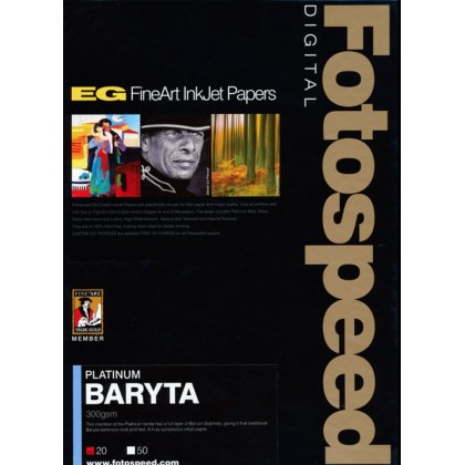 Fotospeed Platinum Baryta Paper, 300gsm, A3 x 25