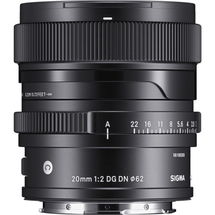 Sigma 20mm f2 DG DN Contemporary lens for Lumix L-mount