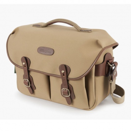 Billingham Hadley One Shoulder Bag, Khaki Canvas-Tan Trim