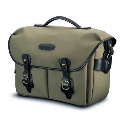 Billingham Hadley One Shoulder Bag, Sage Fibrenyte-Black Trim