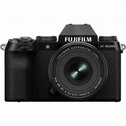 Fujifilm X-S20 Mirrorless Camera, Black with XF16-50mm F2.8-4.8 R LM WR lens