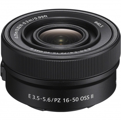 Sony E PZ 16-50mm F3.5-5.6 OSS II compact power zoom lens