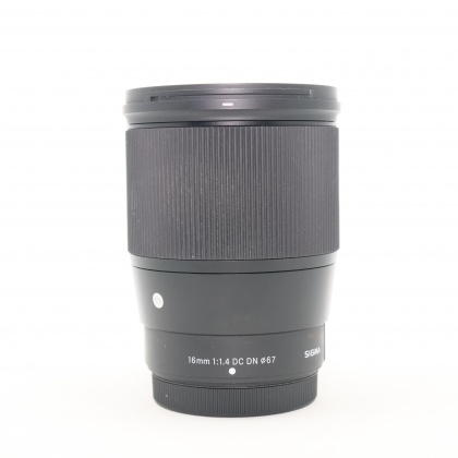 Used Sigma 16mm f1.4 DC DN Contemporary lens for Fujifilm X