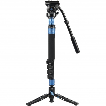 Sirui P-325FS Carbon Fibre Monopod with Stand and VH-10 video head