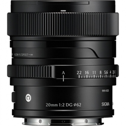 Sigma AF 20mm F2 DG I C lens for Sony FE
