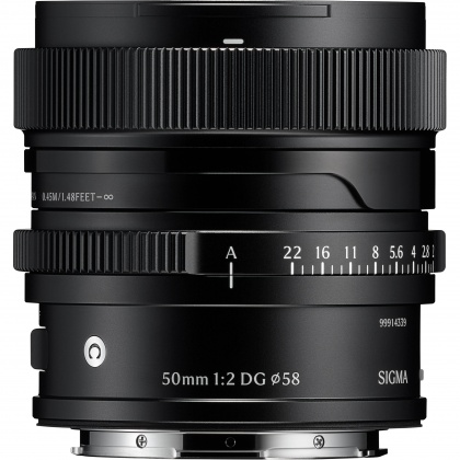 Sigma AF 50mm F2 DG I C lens for Sony FE