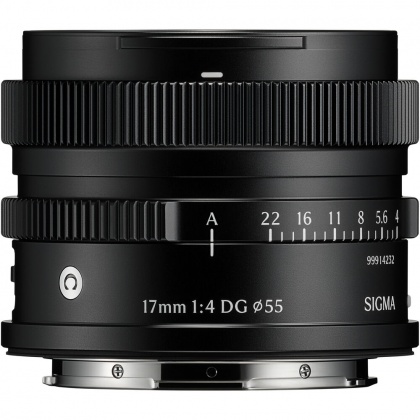 Sigma AF 17mm F4 DG I C lens for L-Mount, Black
