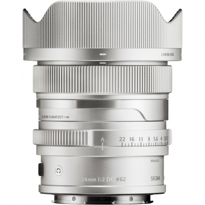 Sigma AF 24mm F2 DG I C lens for L-Mount, Silver