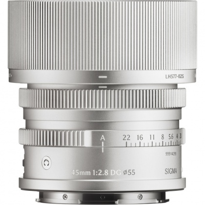 Sigma AF 45mm F2.8 DG I C lens for L-Mount, Silver