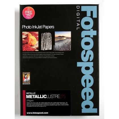 Fotospeed Metallic Lustre, 275gsm, A3 - 25 sheets