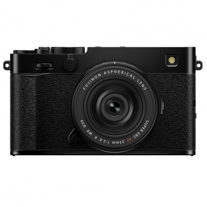 Fujifilm X-E5 Mirrorless Camera with XF23mm F2.8 R WR, Black