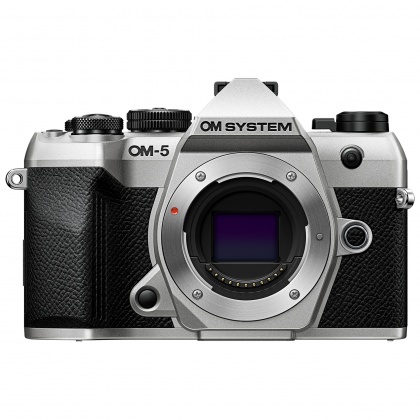 OM SYSTEM OM-5 Mark II Mirrorless camera body, Silver