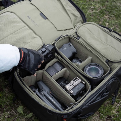PGYTECH OnePro Flex Backpack 50L with Camera Insert M, Space Black