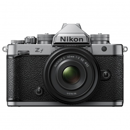 Nikon Zf SL Mirrorless Camera with 40mm SE lens, Silver