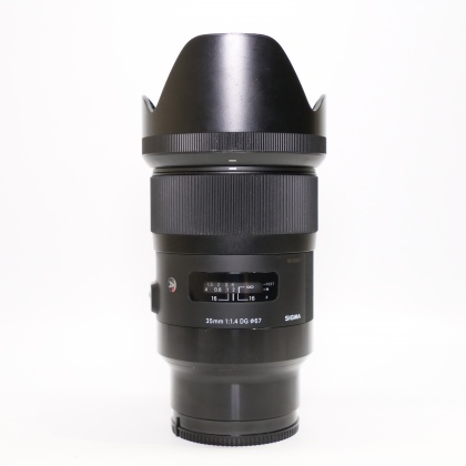 Used Sigma 35mm f1.4 DG Art lens for Sony FE