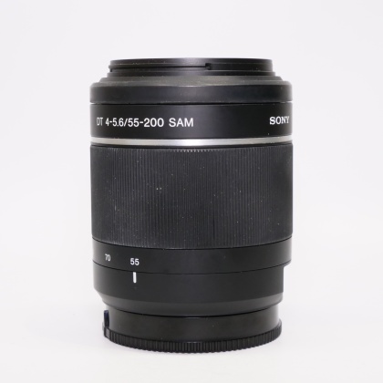Used Sony SAM 55-200mm f4-5.6 lens