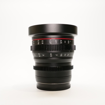 Used Meke 25mm T2.2 Micro 4/3 cinema lens