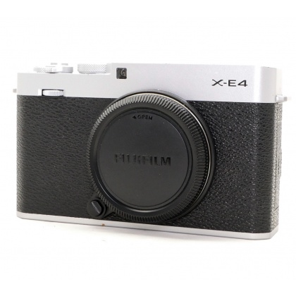 Used Fujifilm X-E4 Mirrorless Camera body, silver