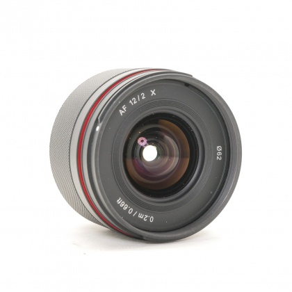 Used Samyang AF 12mm f2.0 Wide Angle lens for Fujifilm X
