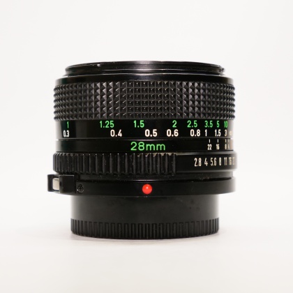 Used Canon FD 28mm f2.8 lens