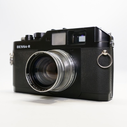 Used Voigtlander Bessa R 35mm film camera with Leica 5cm f2 lens