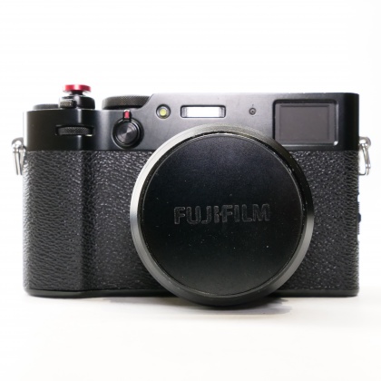 Used Fujifilm X100V digital compact camera, Black