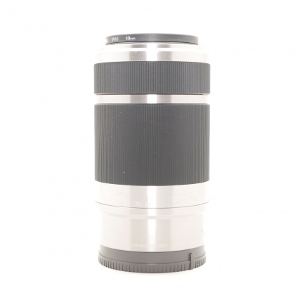 Used Sony E 55-210mm f4.5-6.3 lens, silver