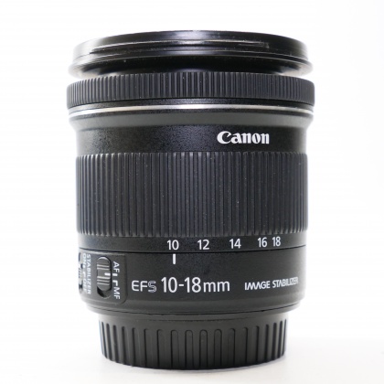 Used Canon EF-S 10-18mm f4.5-5.6 IS STM lens