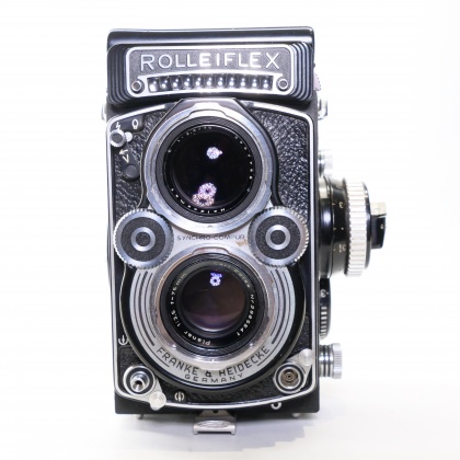 Used Rolleiflex 3.5F TLR 120 roll film camera