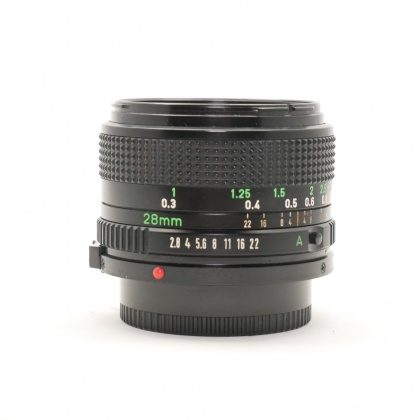 Used Canon FD 28mm f2.8 lens