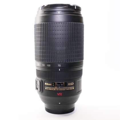Used Nikon AF-S 70-300mm f4.5-5.6 G If-ED VR lens Used Nikon AF-S 70-300mm f4.5-5.6 G If-ED VR lens