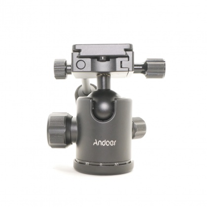 Used Andoer BK-02 Video Ball Head with Quick Release
