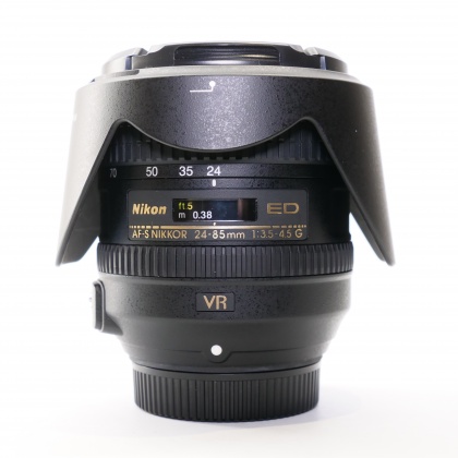 Used Nikon AF-S 24-85mm f3.5-4.5 G ED VR lens