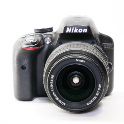 Used Nikon D3300 DSLR with 18-55mm lens