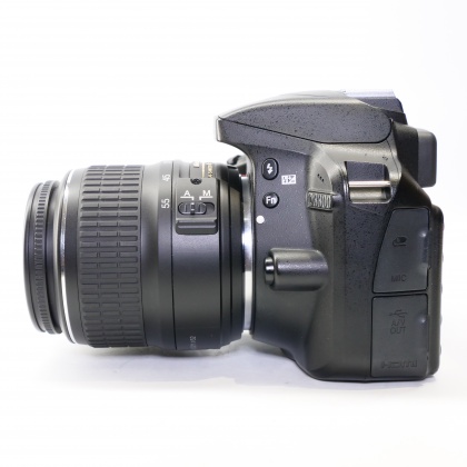 Used Nikon D3300 DSLR with 18-55mm lens
