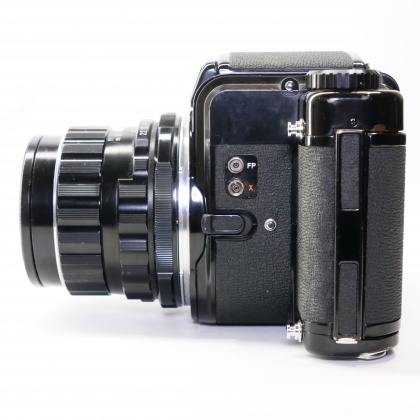 Used Pentax 6x7 camera with waist level finder and 105mm lens