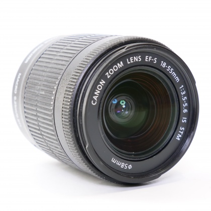 Used Canon EF-S 18-55mm f3.5-5.6 IS STM lens