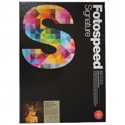 Fotospeed Signature NST Bright White, 315gsm, A3 x 25