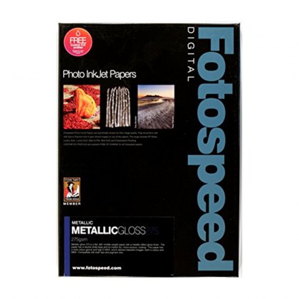 Fotospeed Metallic Gloss, 275gsm, A4 - 25 sheets