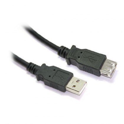 Focal USB extension lead 3m, A male to A female