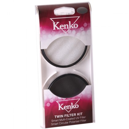 Kenko 77mm UV & Circular Polariser Twin Filter Kit
