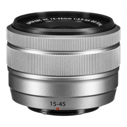 Fujifilm XC 15-45mm f3.5-5.6 OIS PZ lens, silver