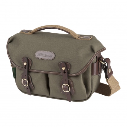 Billingham Hadley Small Pro Camera Shoulder Bag, Sage Fibrenyte-Chocolate Trim