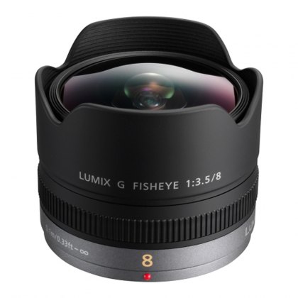 Panasonic 8mm f3.5 Lumix G Fisheye lens