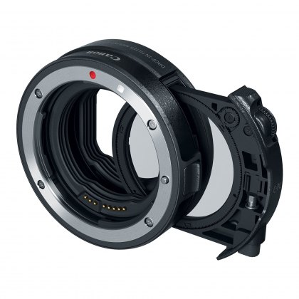 Canon Drop-In Filter Mount Adapter EF-EOS R with Circular Polarizing Filter A