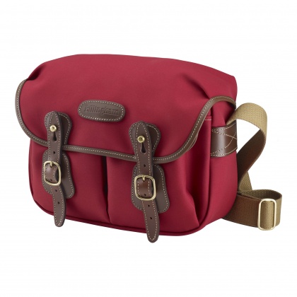 Billingham Hadley Small Camera Shoulder Bag, Burgundy-Chocolate Trim