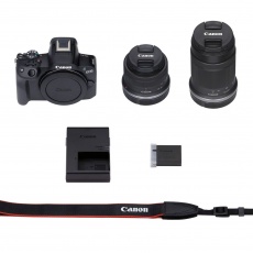 Canon EOS R50 Mirrorless Camera with RF-S 18-45mm and RF-S 55-210mm lenses