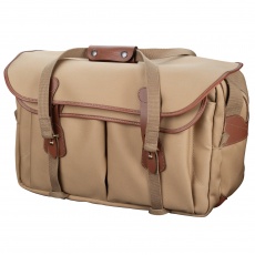 Billingham 555 MKII Shoulder bag, Khaki Canvas-Tan Trim